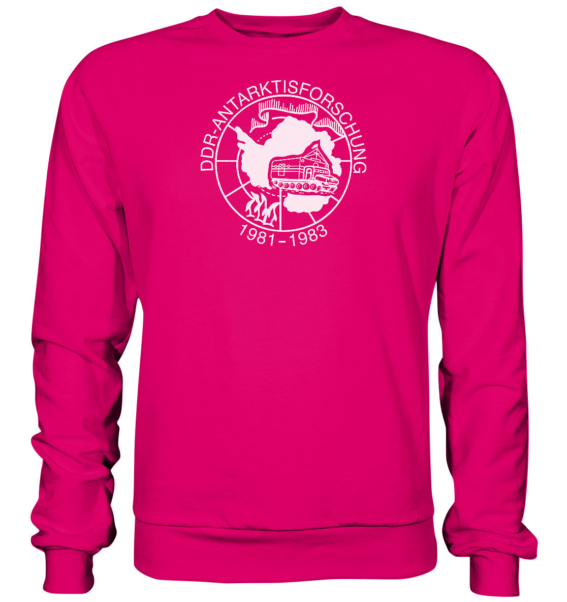 DDR Ostalgie Pullover Unisex • ANTARKTISFORSCHUNG DER DDR - 1981-1983
