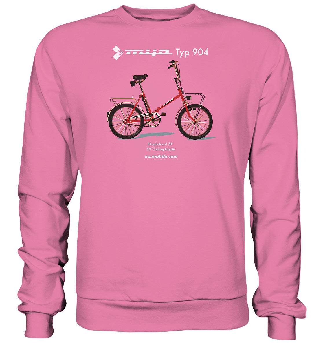 DDR Ostalgie Pullover Unisex • MIFA KLAPPRAD TYP 904 - ORIGINAL WERBUNG