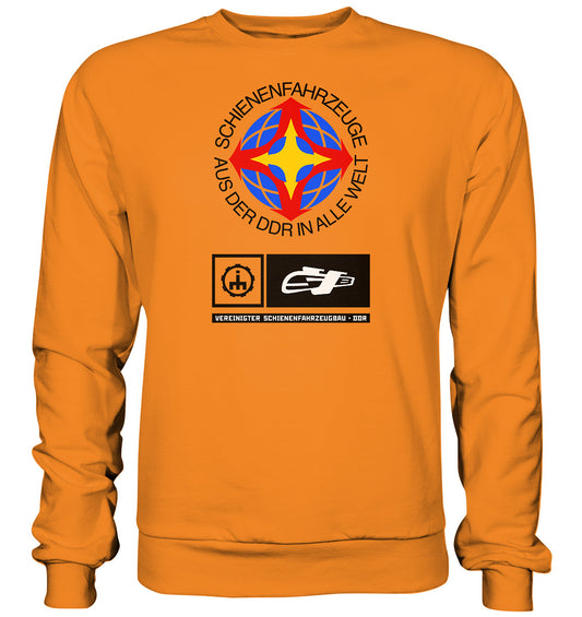 DDR Ostalgie Pullover Unisex • VEREINIGTER SCHIENENFAHRZEUGBAU DDR