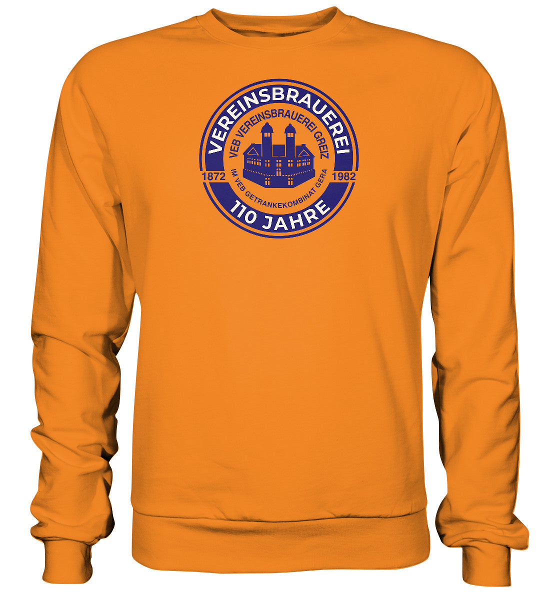DDR Ostalgie Pullover Unisex • VEB VEREINSBRAUEREI GREIZ - GETRÄNKEKOMBINAT GERA