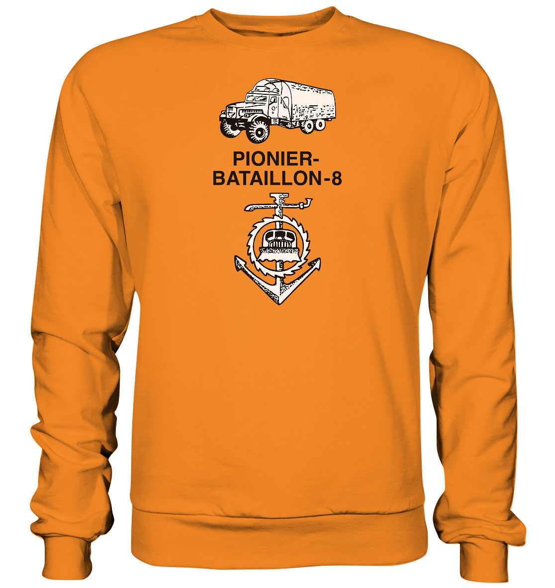 DDR Ostalgie Pullover Unisex • NVA PIONIERBATAILLON 8