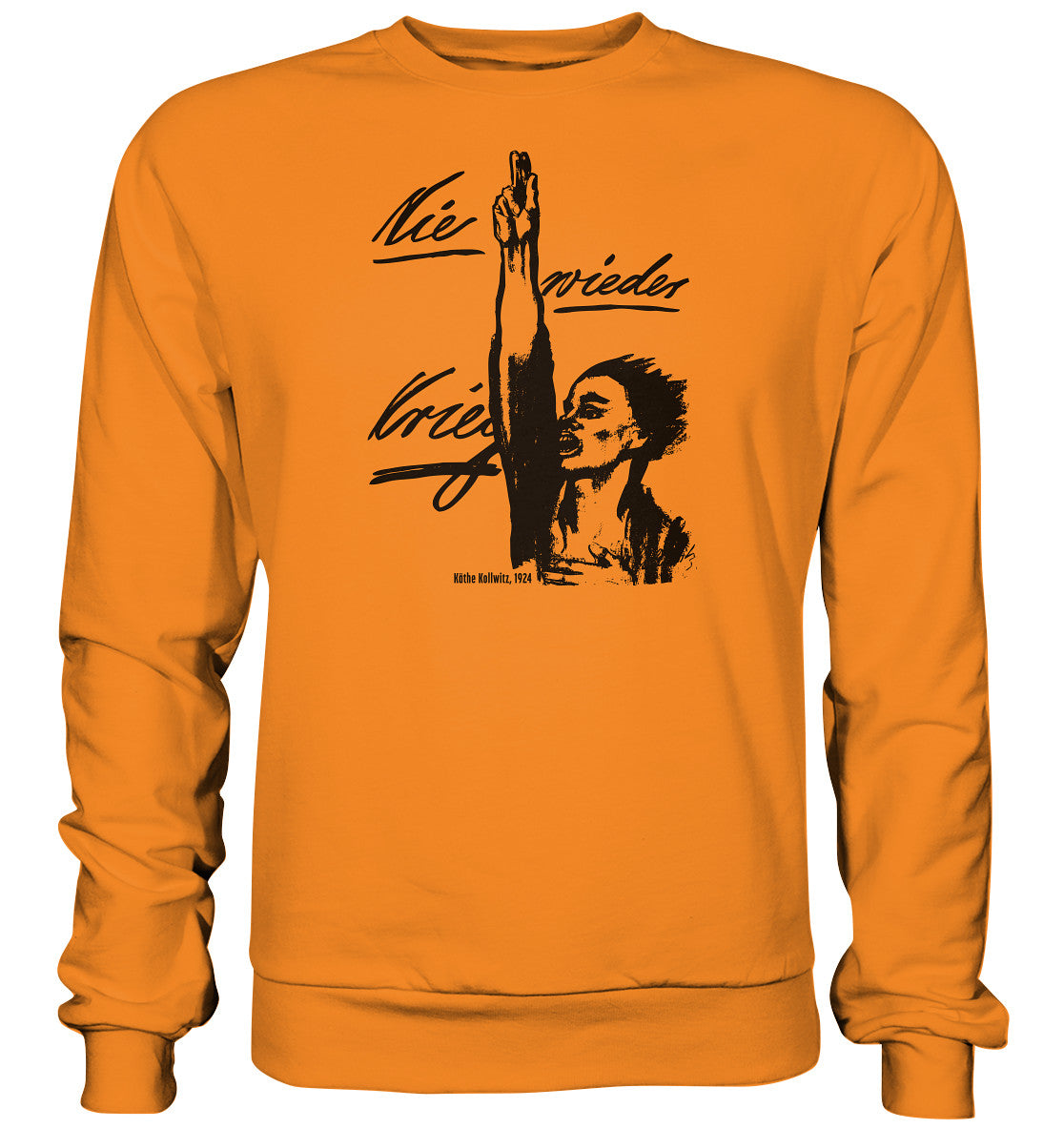 DDR Ostalgie Pullover Unisex • NIE WIEDER KRIEG - KÄTHE KOLLWITZ