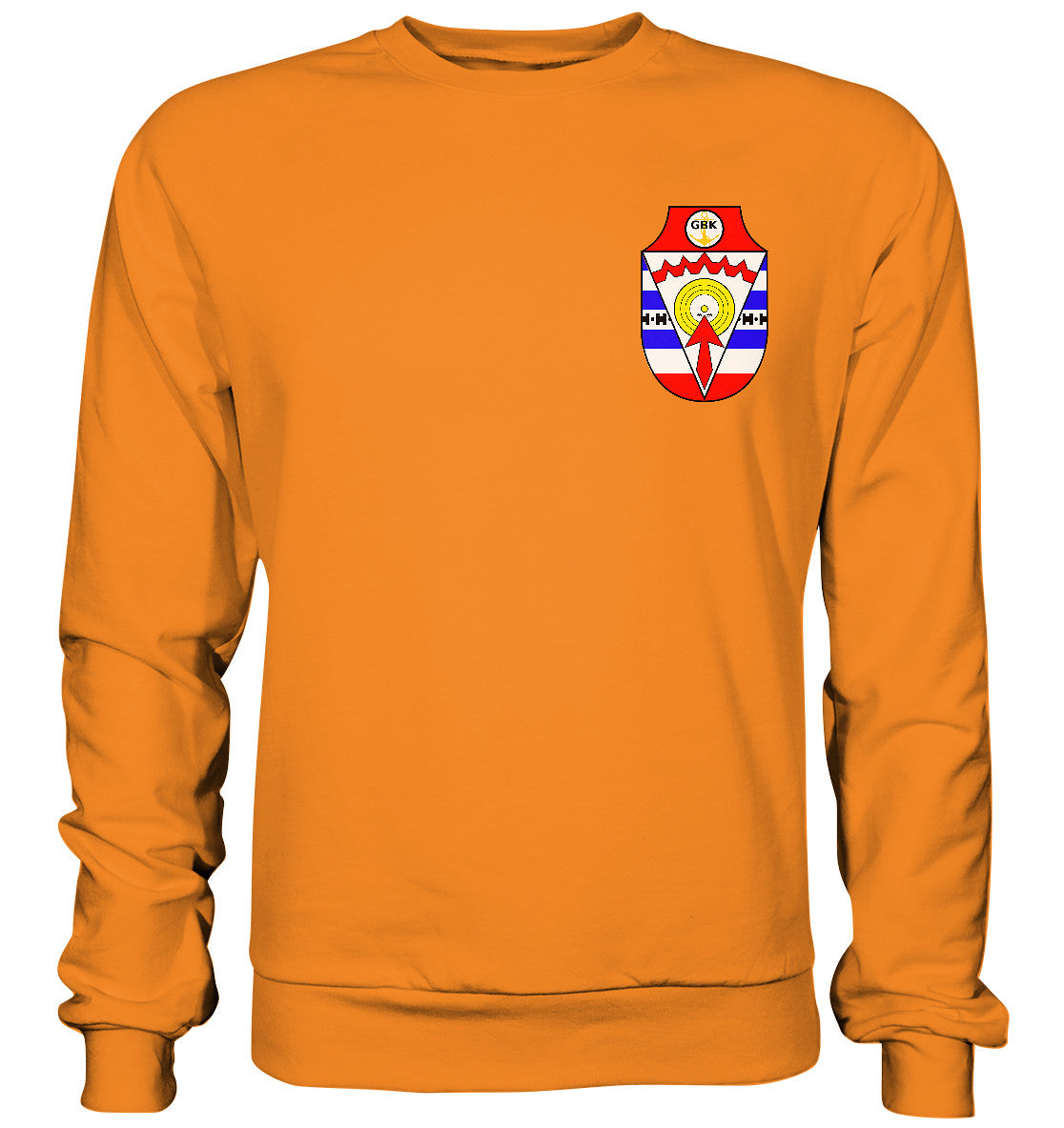 DDR Ostalgie Pullover Unisex • DDR GRENZBRIGADE KÜSTE BRUST BADGE