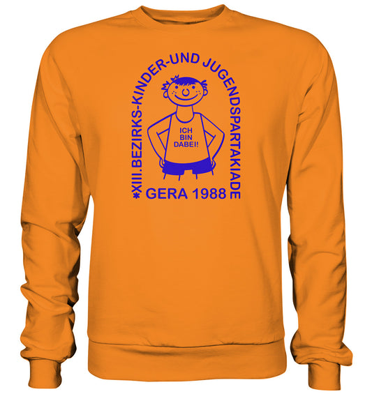 DDR Ostalgie Pullover Unisex • JUGENDSPARTAKIADE - GERA 1988