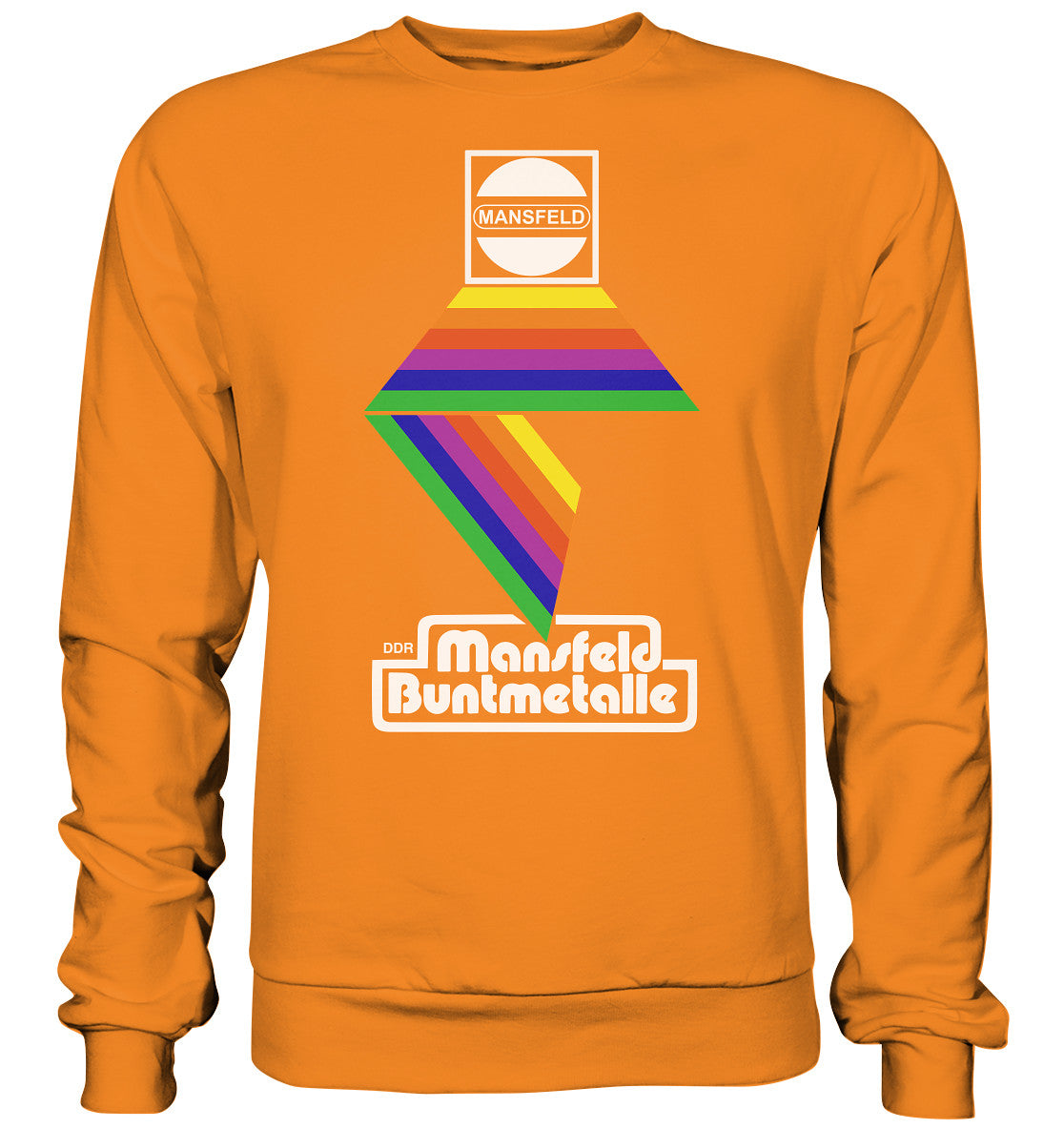 DDR Ostalgie Pullover Unisex • DDR MANSFELD BUNTMETALLE
