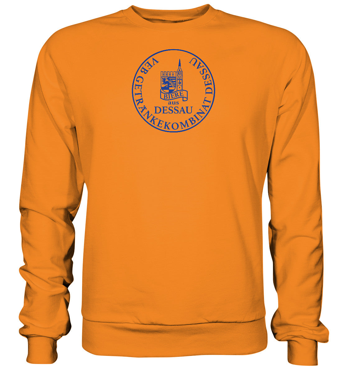DDR Ostalgie Pullover Unisex • VEB GETRÄNKEKOMBINAT DESSAU BIERE