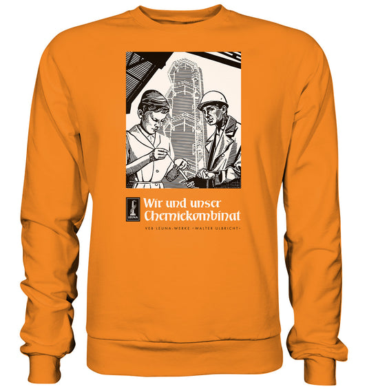 DDR Ostalgie Pullover Unisex • LEUNA WERKE WALTER ULBRICHT