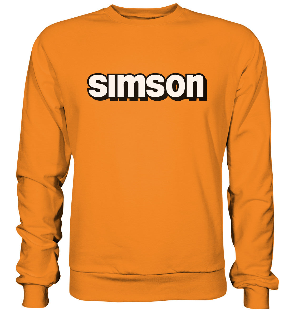 DDR Ostalgie Pullover Unisex • SIMSON - SCHRIFTZUG