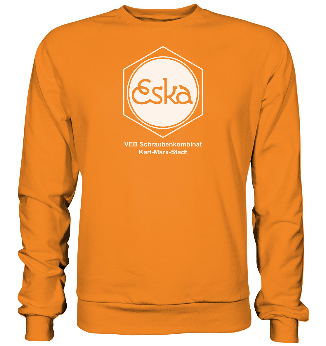 DDR Ostalgie Pullover Unisex • ESKA - VEB SCHRAUBENKOMBINAT KARL-MARX-STADT