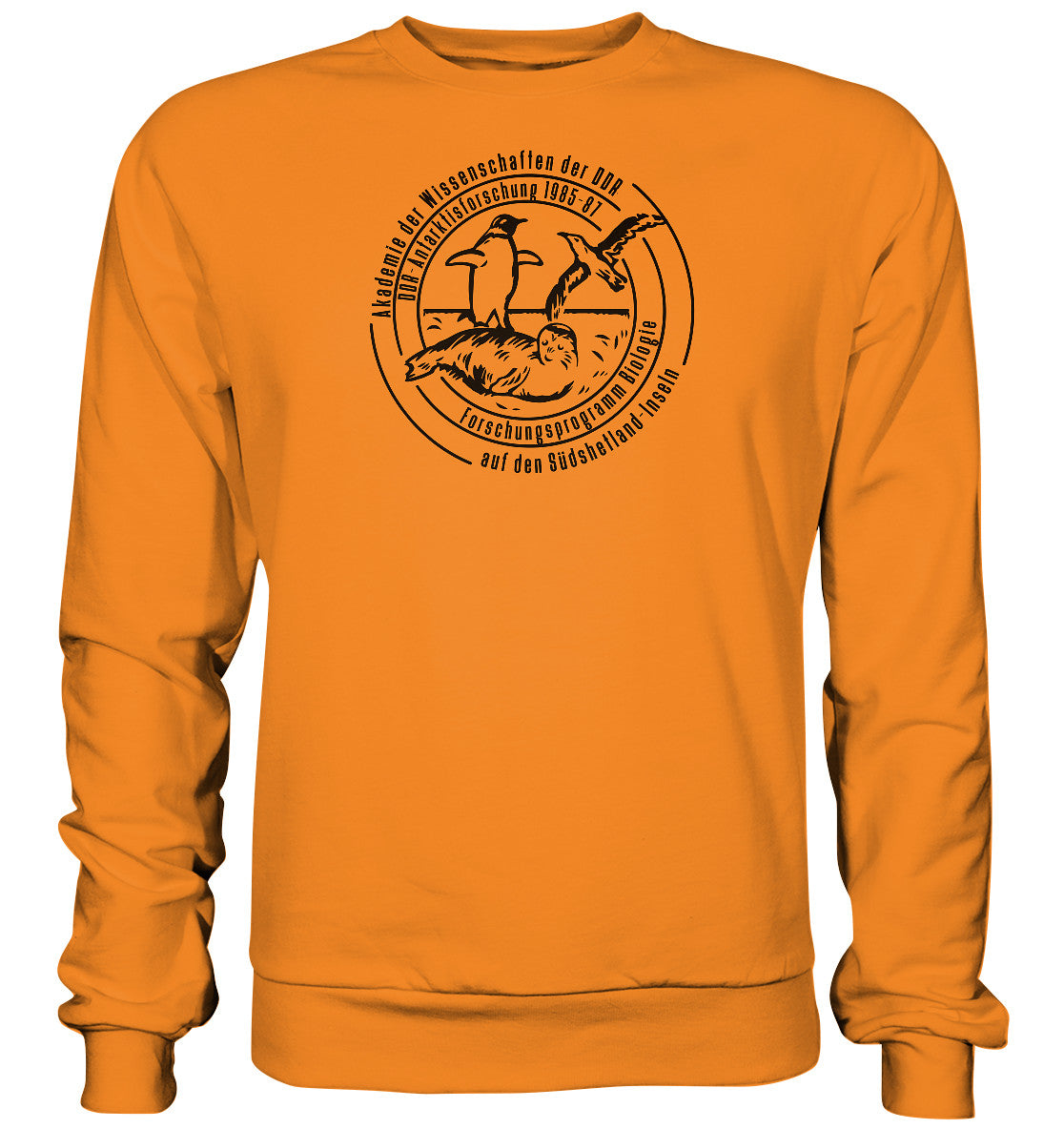 DDR Ostalgie Pullover Unisex • ANTARKTISFORSCHUNG DER DDR - 1985-1987 - POSTSTEMPEL