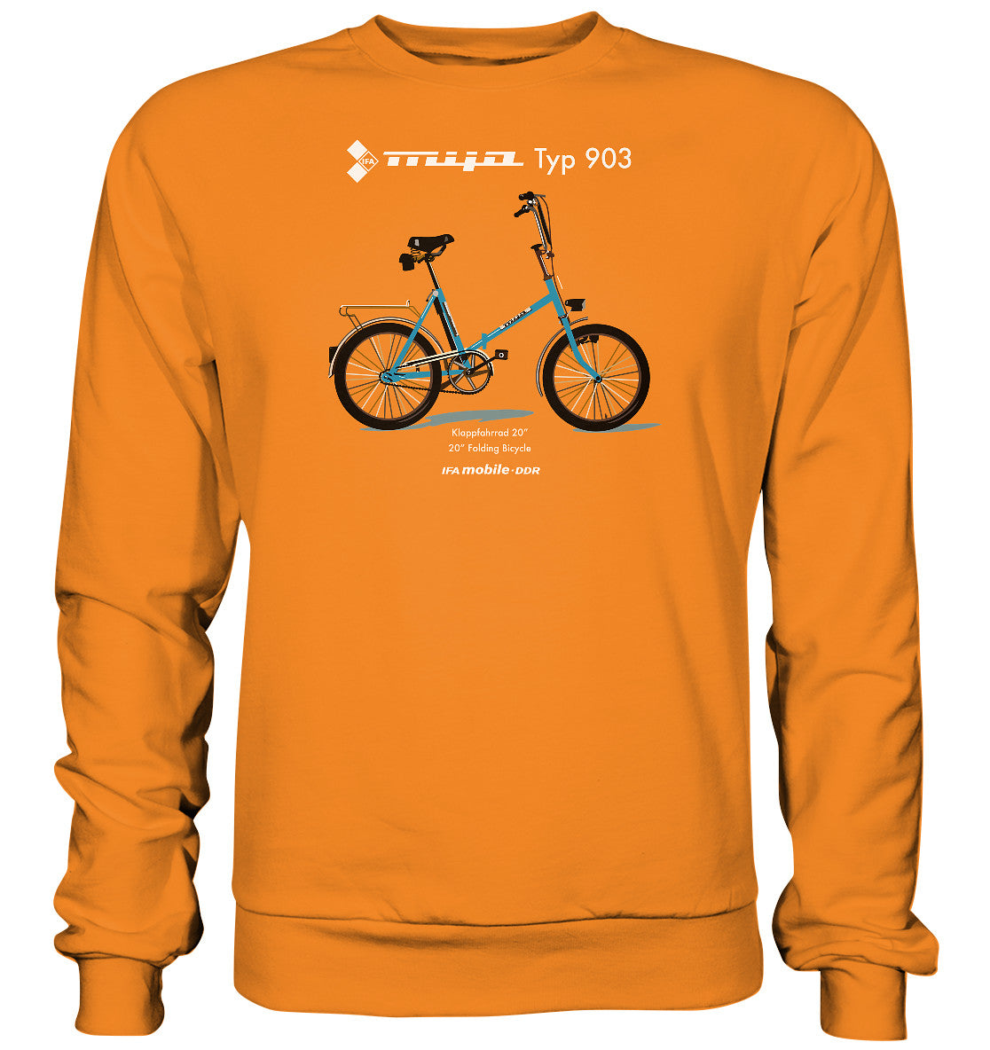 DDR Ostalgie Pullover Unisex • MIFA KLAPPRAD TYP 903 - ORIGINAL WERBUNG