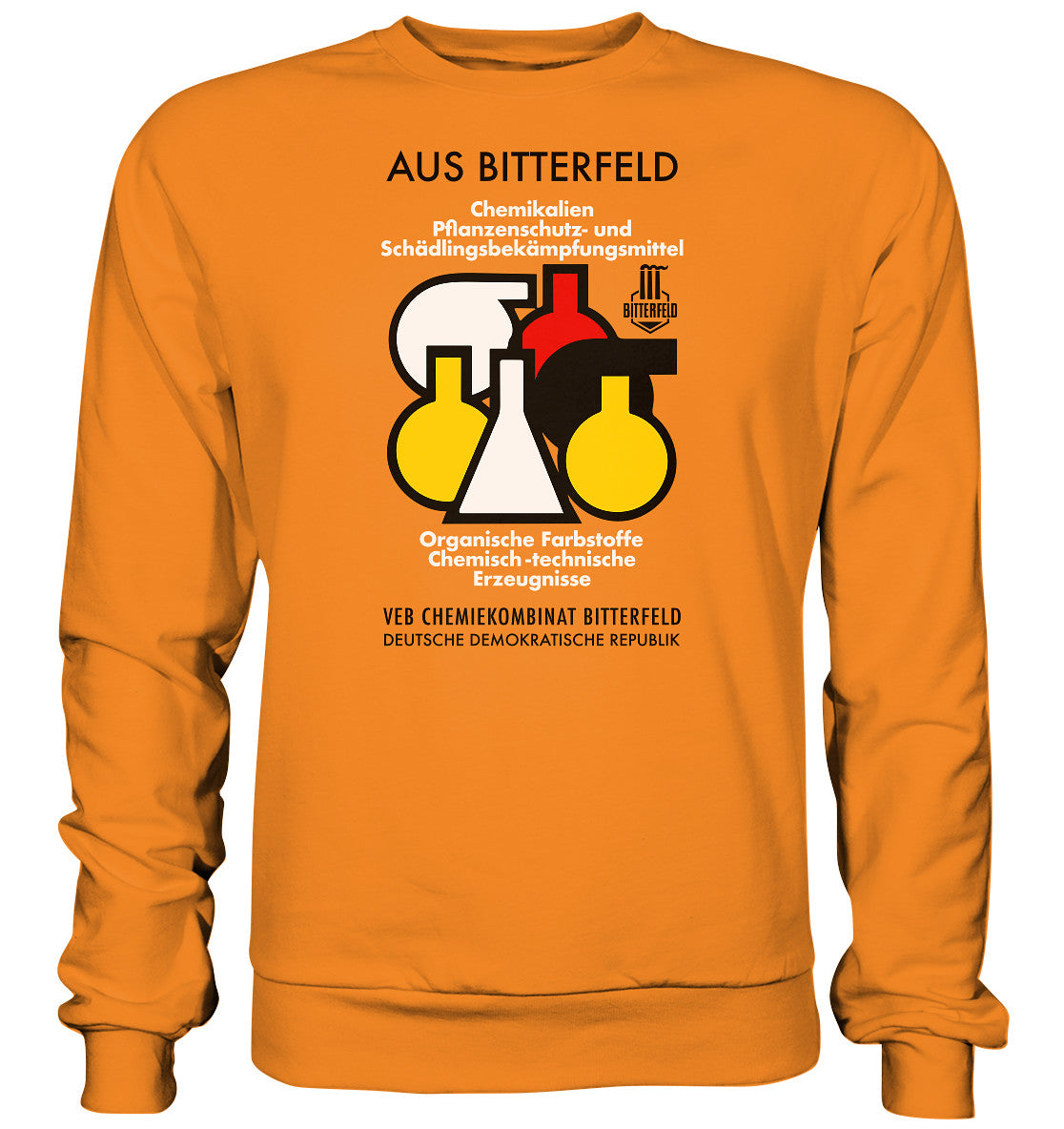 DDR Ostalgie Pullover Unisex • CHEMIKALIEN AUS BITTERFELD