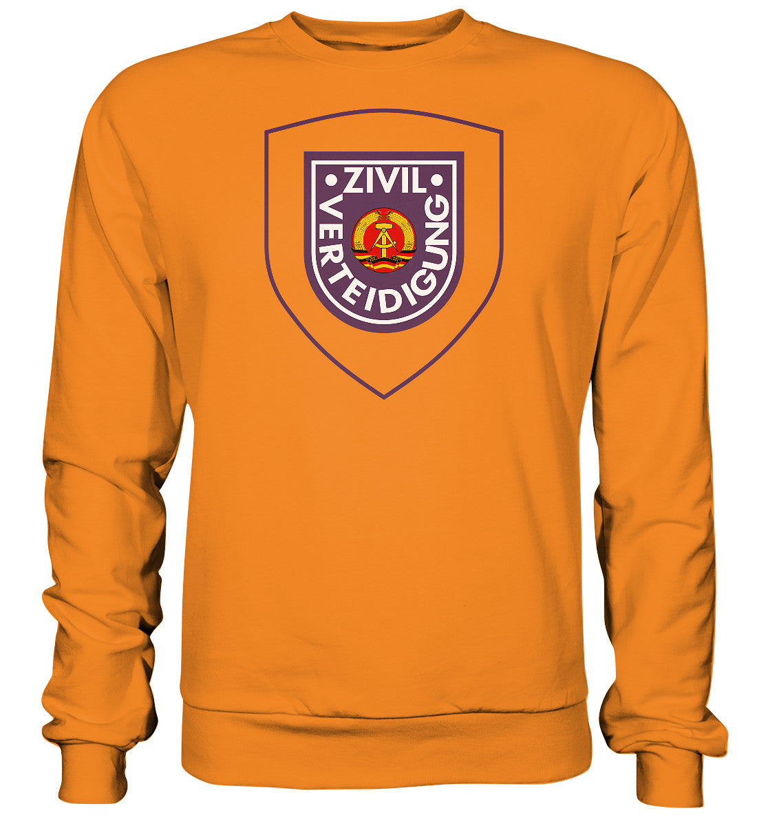 DDR Ostalgie Pullover Unisex • DDR ZIVILVERTEIDIGUNG