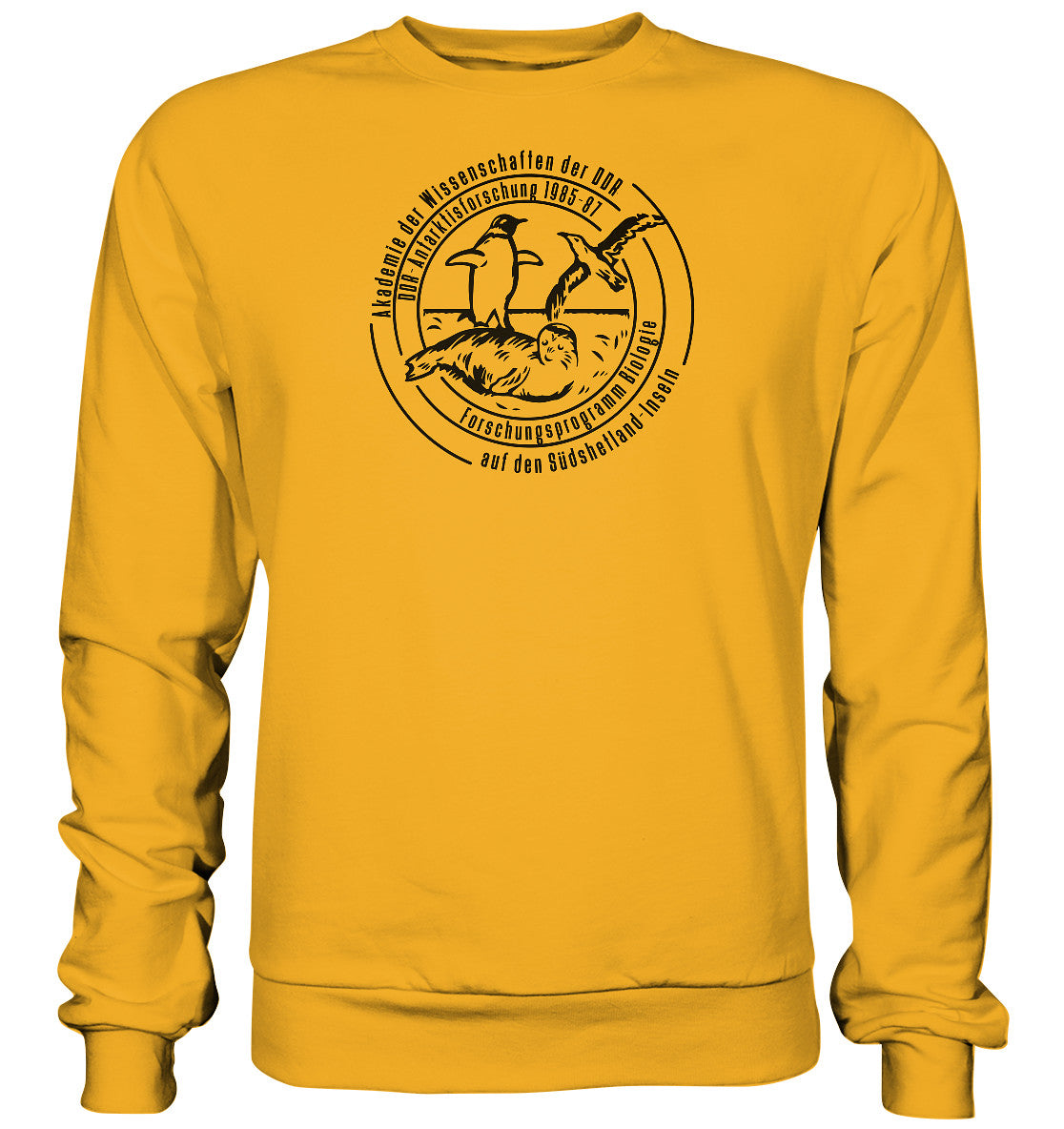 DDR Ostalgie Pullover Unisex • ANTARKTISFORSCHUNG DER DDR - 1985-1987 - POSTSTEMPEL