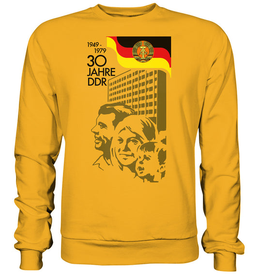 DDR Ostalgie Pullover Unisex • 30 JAHRE DDR - BRIEFMARKE