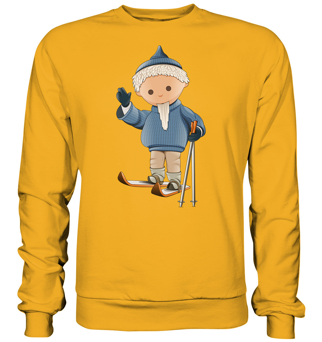 DDR Ostalgie Pullover Unisex • UNSER SANDMÄNNCHEN - AUF SKIERN (PU 422)