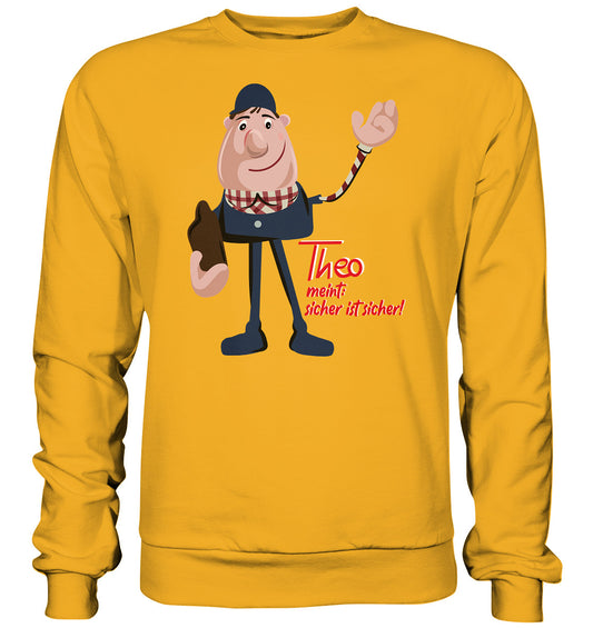 DDR Ostalgie Pullover Unisex • ARBEITSSCHUTZ THEO - SICHER IST SICHER