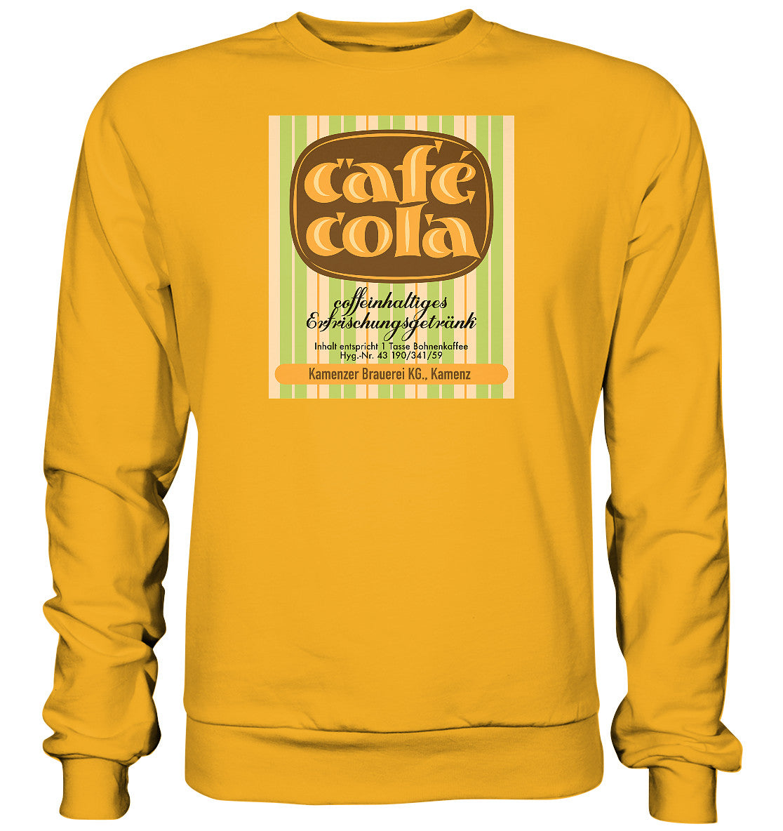 DDR Ostalgie Pullover Unisex • CAFÉ COLA - KAMENZ