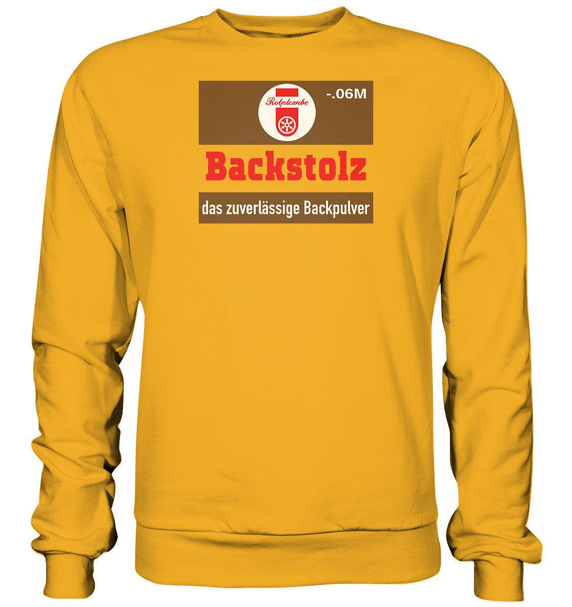 DDR Ostalgie Pullover Unisex • BACKSTOLZ BACKPULVER