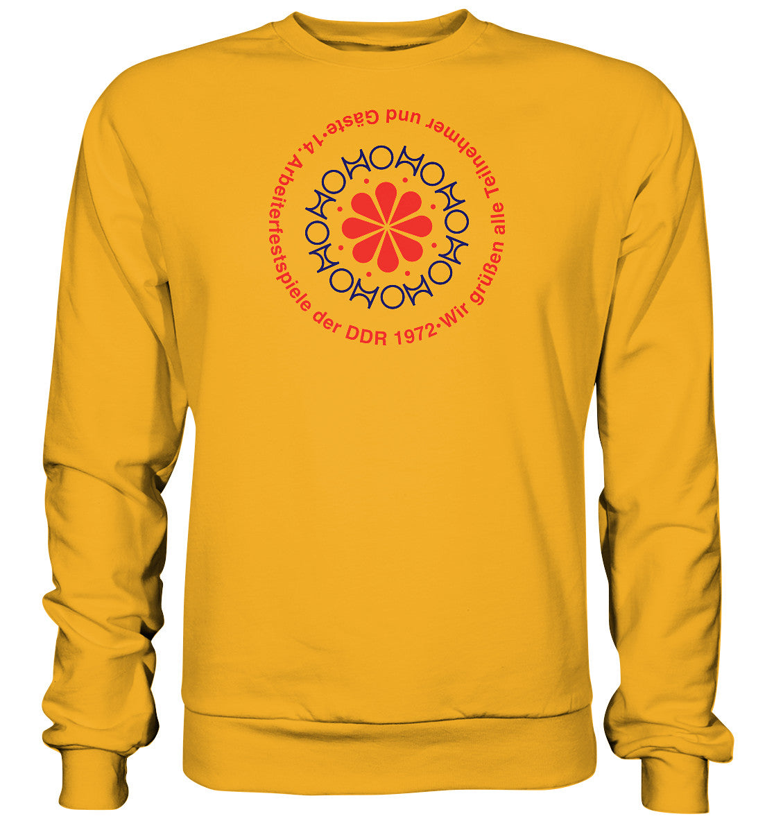 DDR Ostalgie Pullover Unisex • 14. ARBEITERFESTSPIELE DER DDR 1972