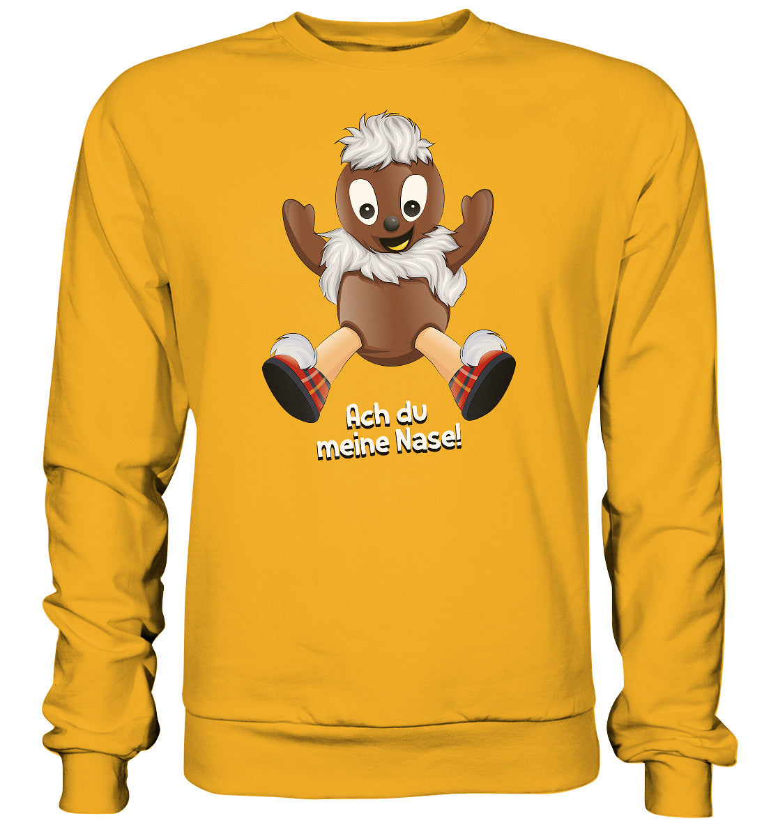 DDR Ostalgie Pullover Unisex • UNSER SANDMÄNNCHEN - PITTIPLATSCH - ACH DU MEINE NASE!