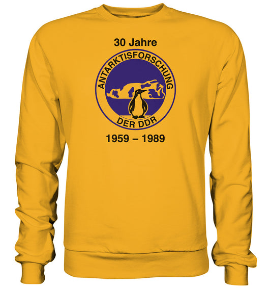 DDR Ostalgie Pullover Unisex • 30 JAHRE ANTARKTISFORSCHUNG DER DDR - 1989