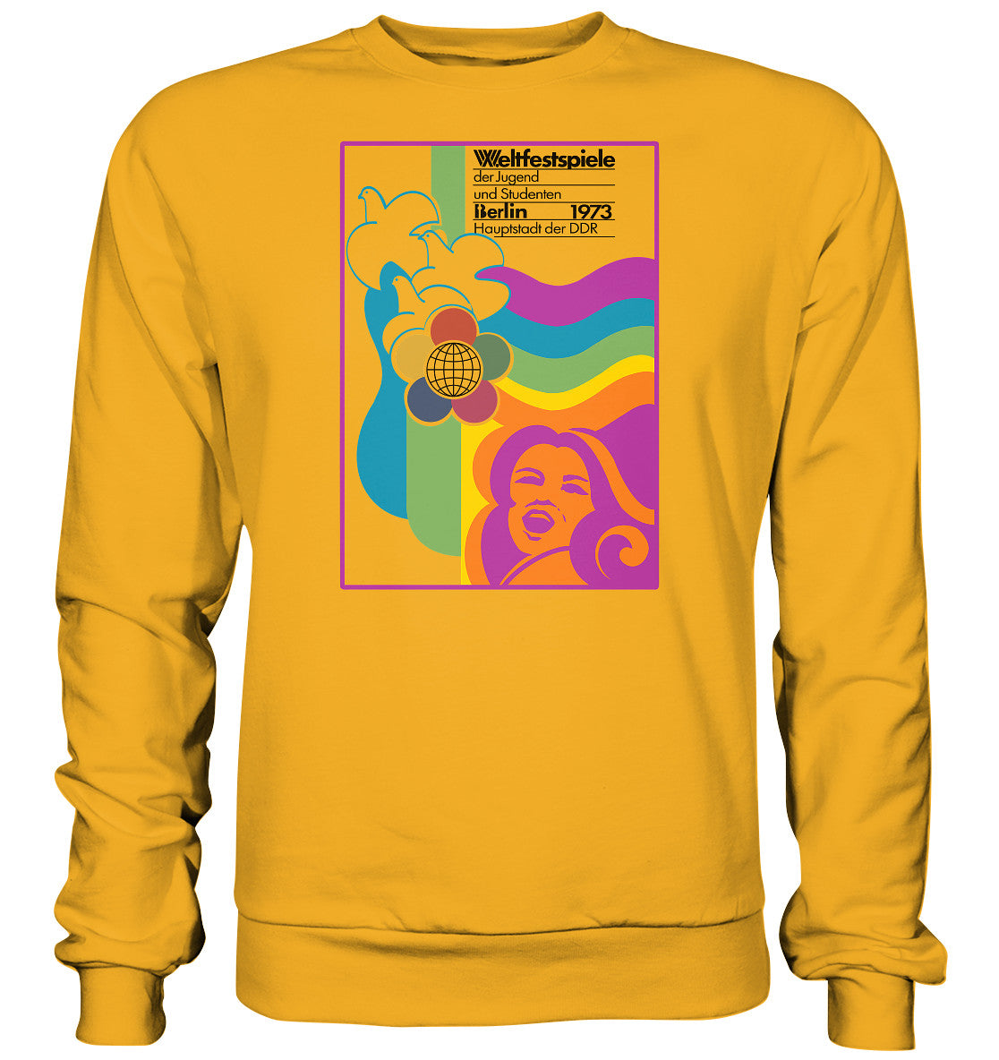 DDR Ostalgie Pullover Unisex • WELTFESTSPIELE BERLIN, DDR 1973