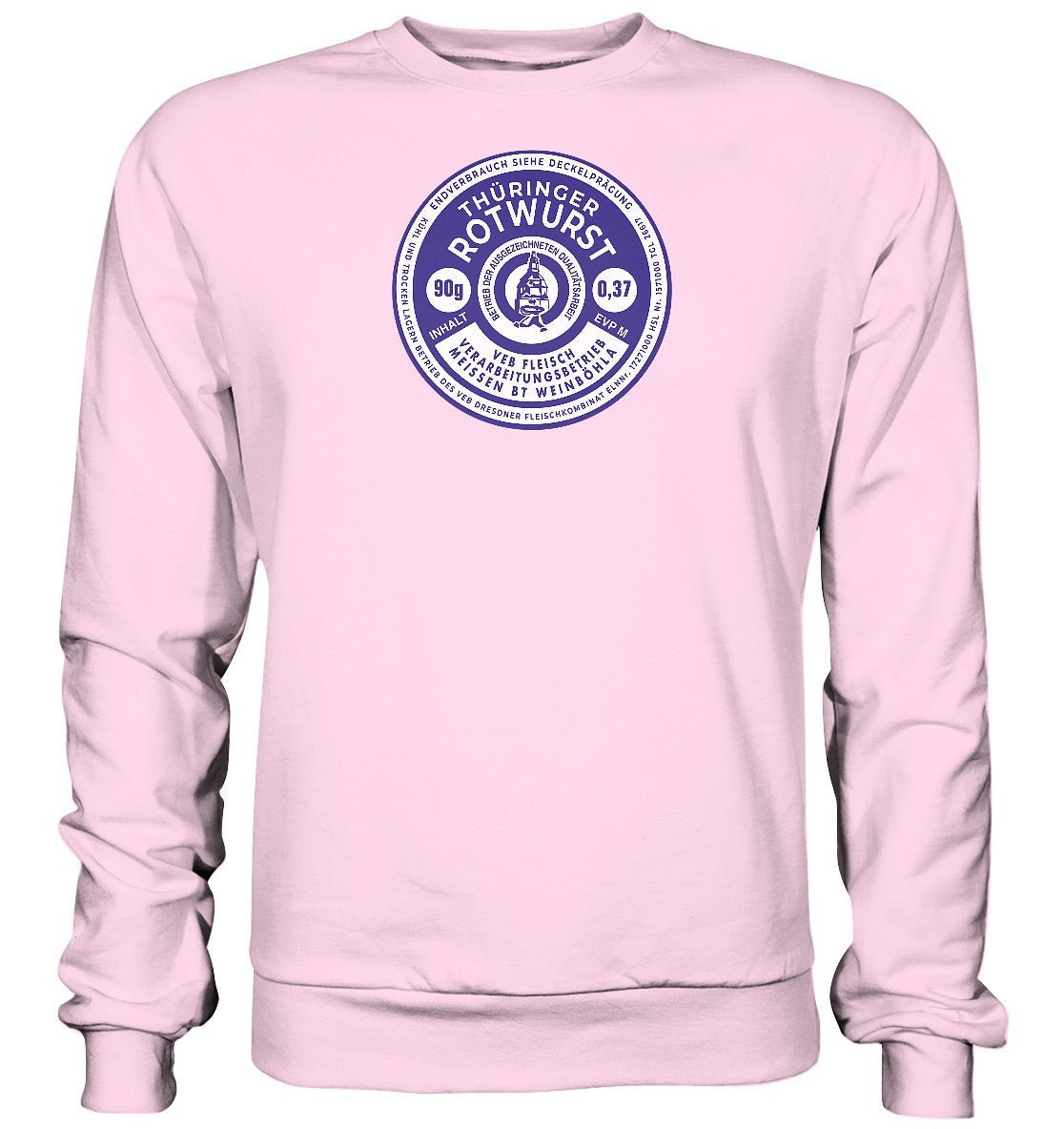 DDR Ostalgie Pullover Unisex • THÜRINGER ROTWURST