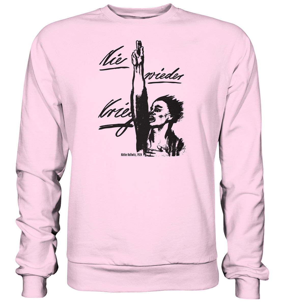 DDR Ostalgie Pullover Unisex • NIE WIEDER KRIEG - KÄTHE KOLLWITZ