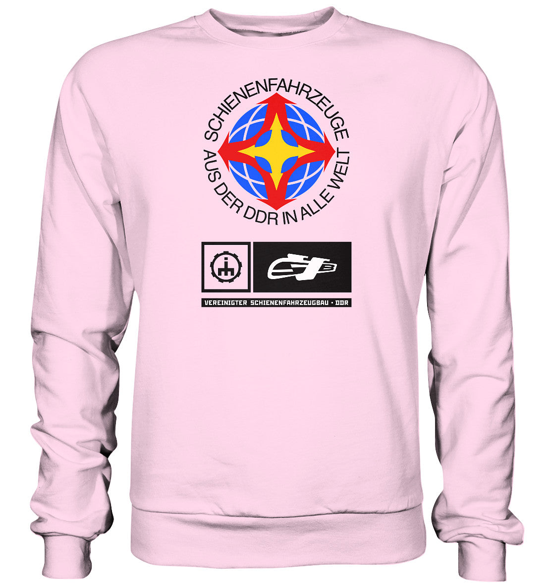 DDR Ostalgie Pullover Unisex • VEREINIGTER SCHIENENFAHRZEUGBAU DDR