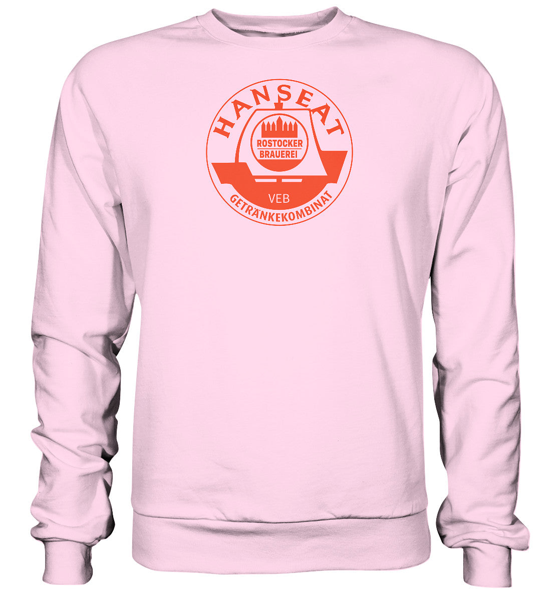 DDR Ostalgie Pullover Unisex • HANSEAT ROSTOCKER BRAUEREI VEB