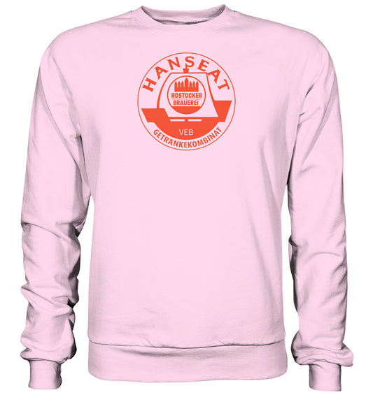 DDR Ostalgie Pullover Unisex • HANSEAT ROSTOCKER BRAUEREI VEB