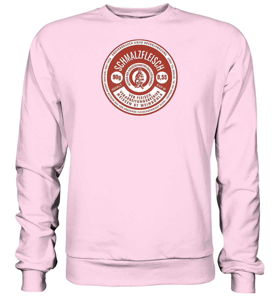 DDR Ostalgie Pullover Unisex • SCHMALZFLEISCH - VEB FLEISCH MEISSEN