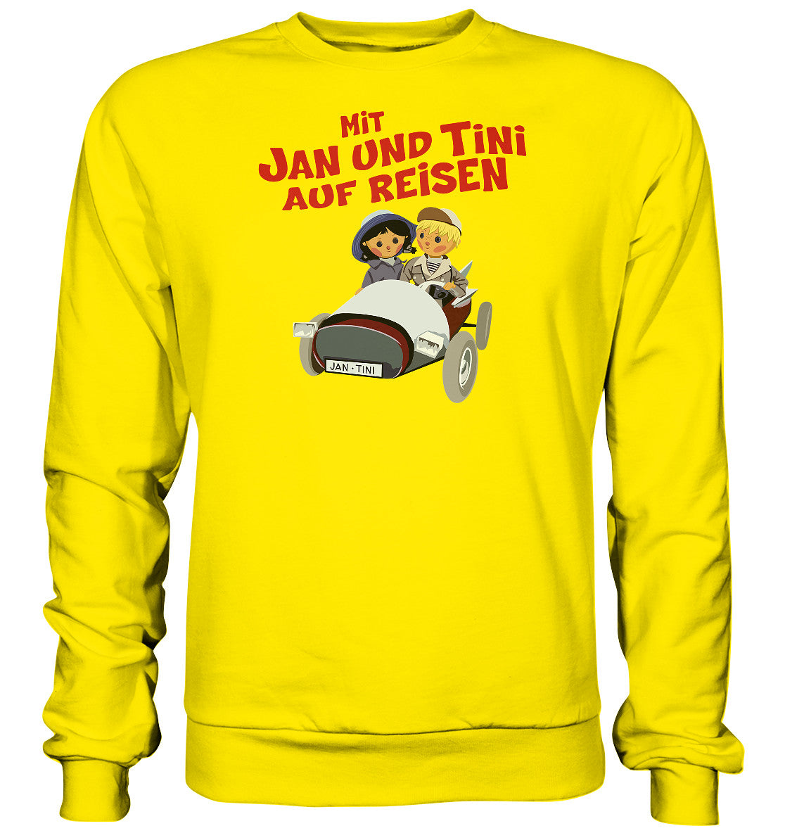 DDR Ostalgie Pullover Unisex • MIT JAN UND TINI AUF REISEN