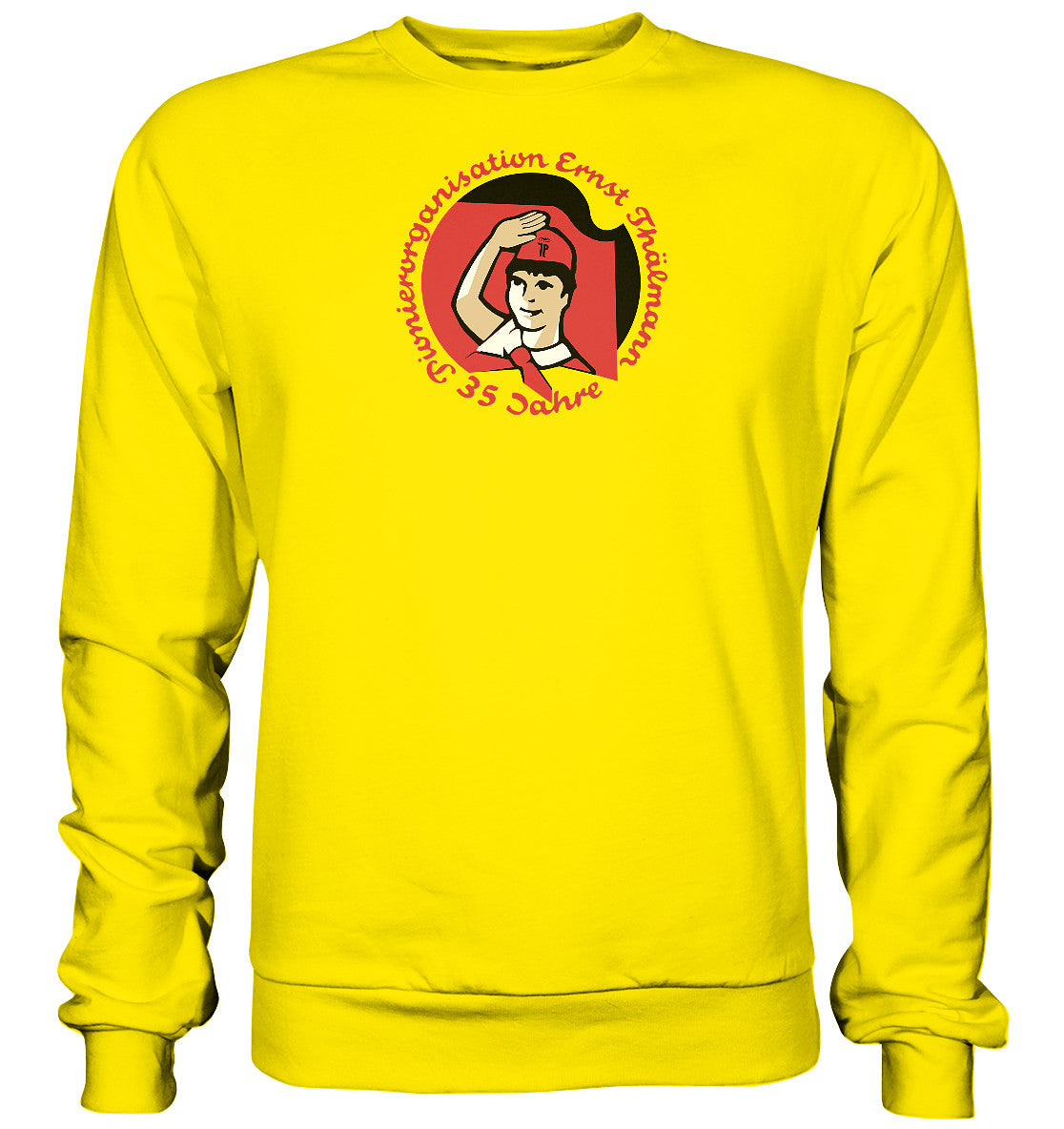 DDR Ostalgie Pullover Unisex • 35 JAHRE PIONIERORGANISATION ERNST THÄLMANN