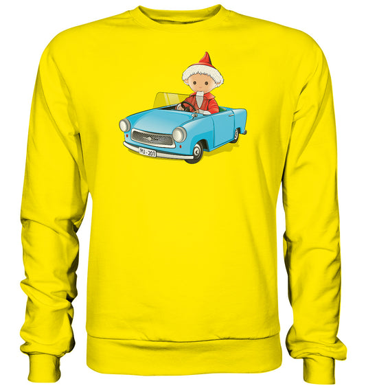 DDR Ostalgie Pullover Unisex • UNSER SANDMÄNNCHEN - TRABI-CRUISER (PU-201)