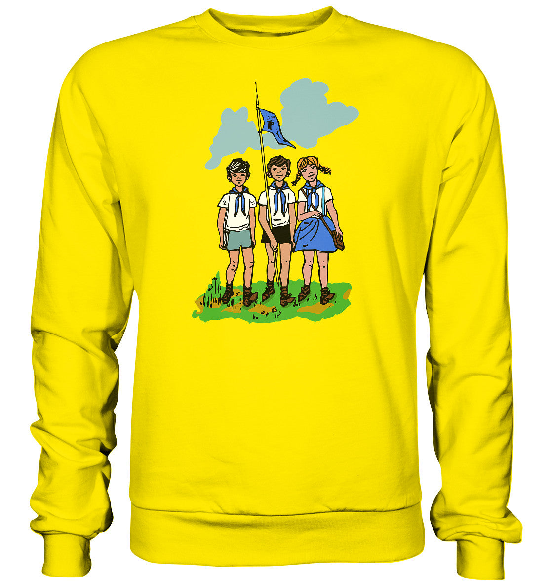 DDR Ostalgie Pullover Unisex • JUNGE PIONIERE - PIONIERAUSWEIS