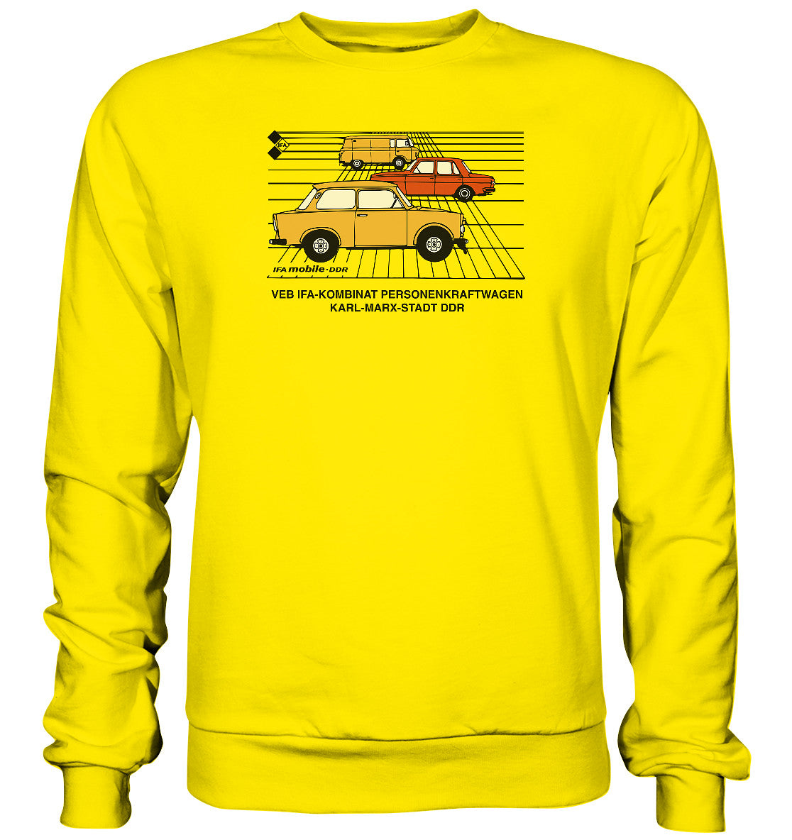 DDR Ostalgie Pullover Unisex • IFA MOBILE DDR - ORIGINALWERBUNG