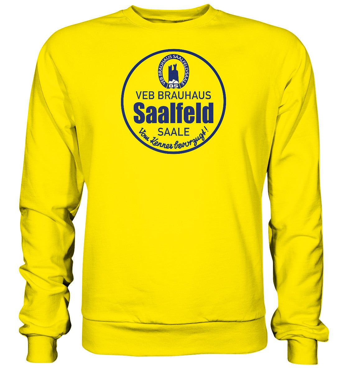 DDR Ostalgie Pullover Unisex • VEB BRAUHAUS SAALFELD