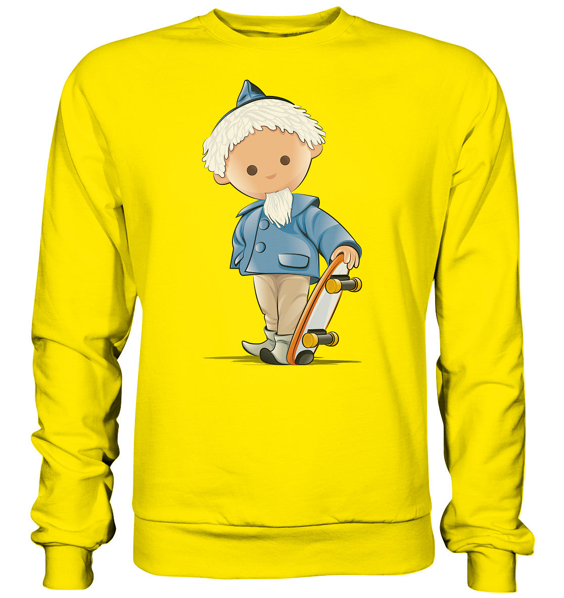 DDR Ostalgie Pullover Unisex • UNSER SANDMÄNNCHEN - ROLLBRETT-SKATER
