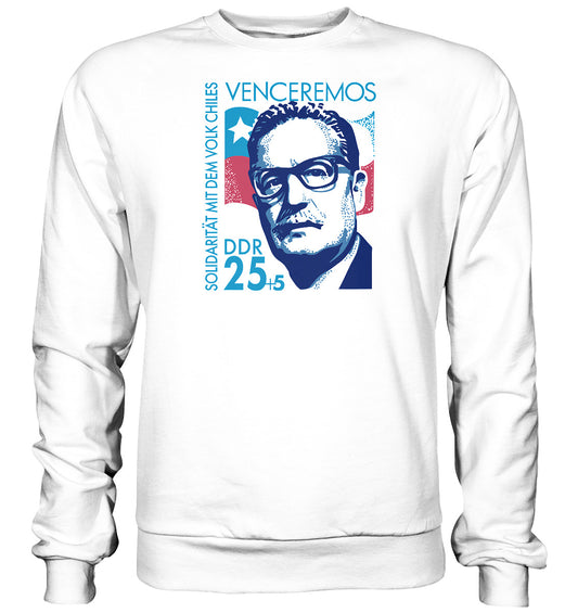 DDR Ostalgie Pullover Unisex • SOLIDARITÄT MIT CHILE - BRIEFMARKE