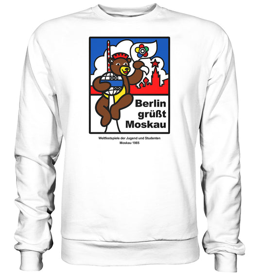 DDR Ostalgie Pullover Unisex • WELTFESTSPIELE DER JUGEND, MOSKAU 1985