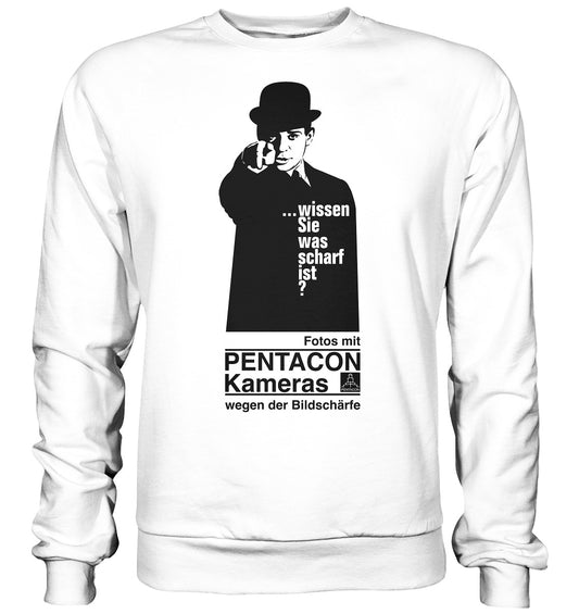 DDR Ostalgie Pullover Unisex • PENTACON - WISSEN SIE WAS SCHARF IST