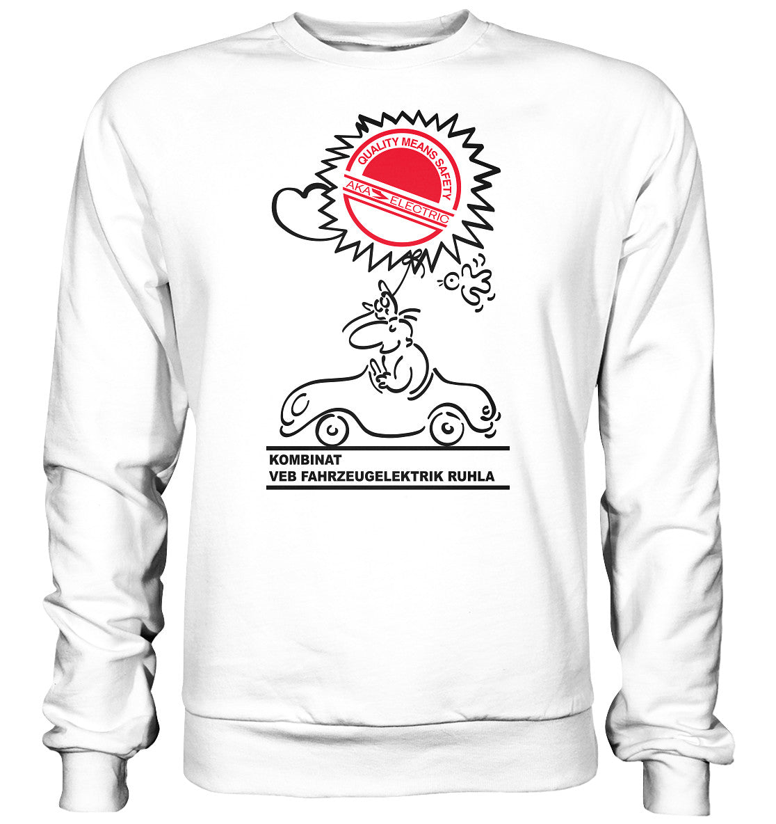 DDR Ostalgie Pullover Unisex • AKA ELEKTRIK - VEB FAHRZEUGELEKTRIK RUHLA