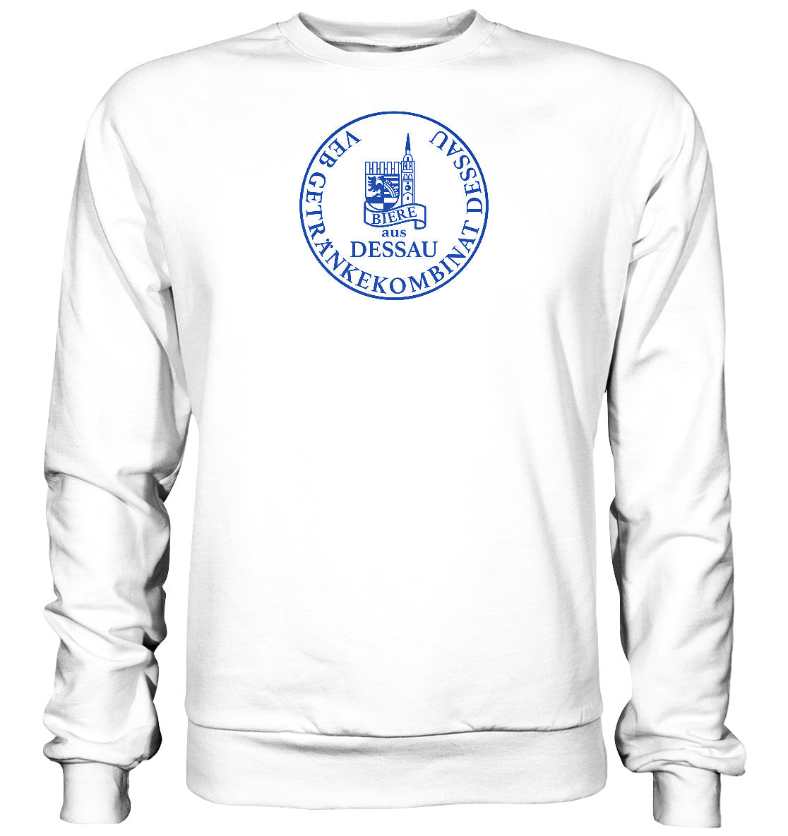 DDR Ostalgie Pullover Unisex • VEB GETRÄNKEKOMBINAT DESSAU BIERE