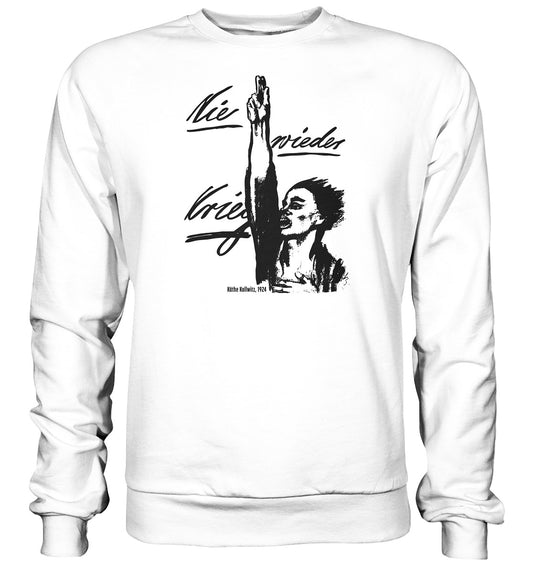 DDR Ostalgie Pullover Unisex • NIE WIEDER KRIEG - KÄTHE KOLLWITZ