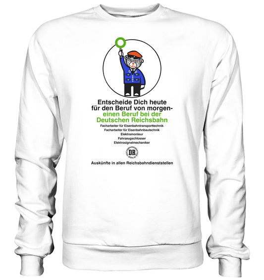 DDR Ostalgie Pullover Unisex • DEIN BERUF BEI DER DEUTSCHEN REICHSBAHN