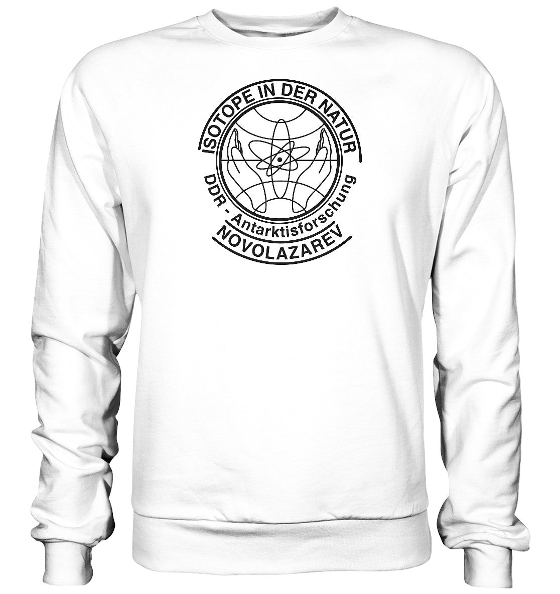 DDR Ostalgie Pullover Unisex • ISOTOPE IN DER NATUR, DDR-ANTARKTISFORSCHUNG