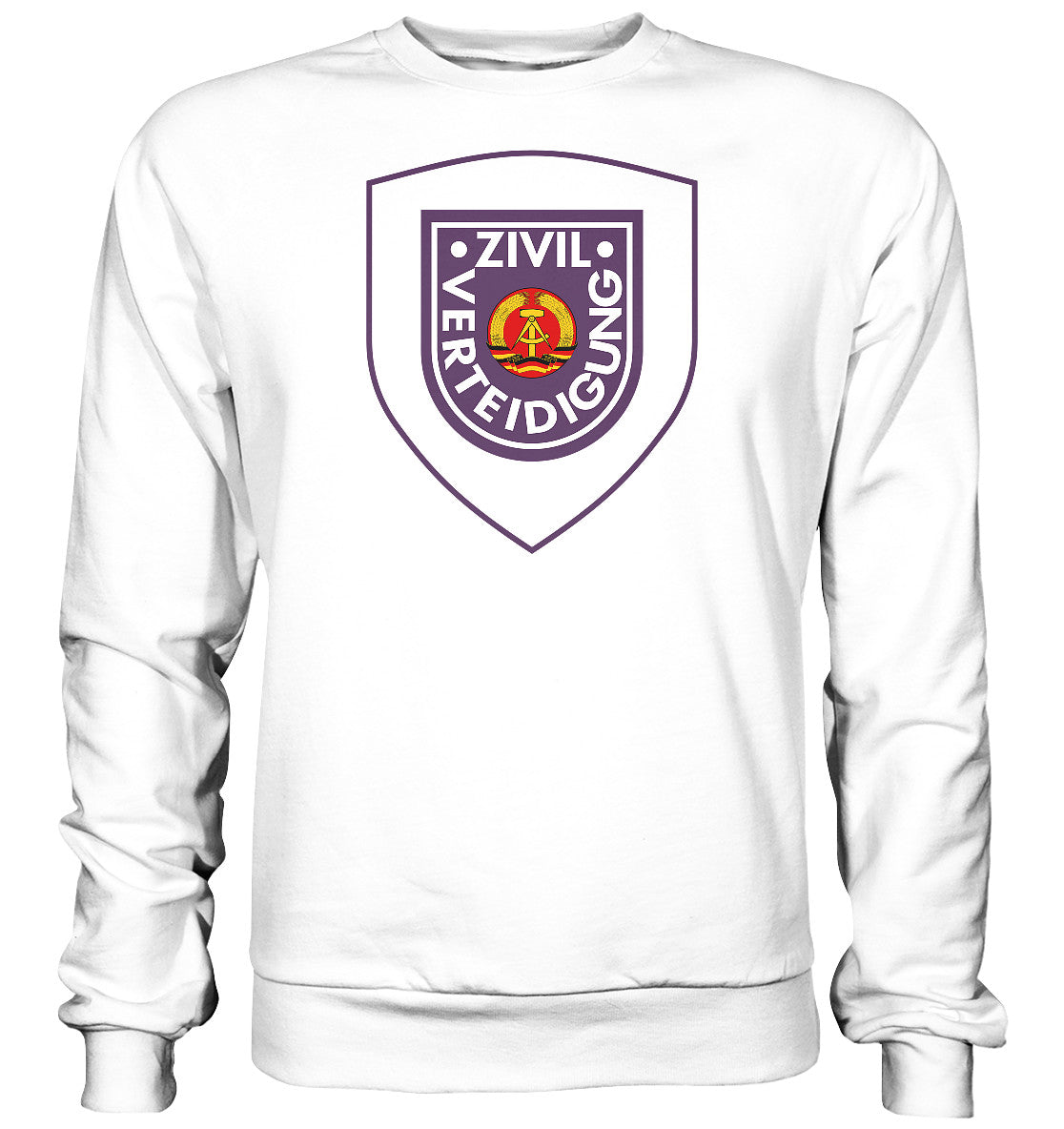 DDR Ostalgie Pullover Unisex • DDR ZIVILVERTEIDIGUNG