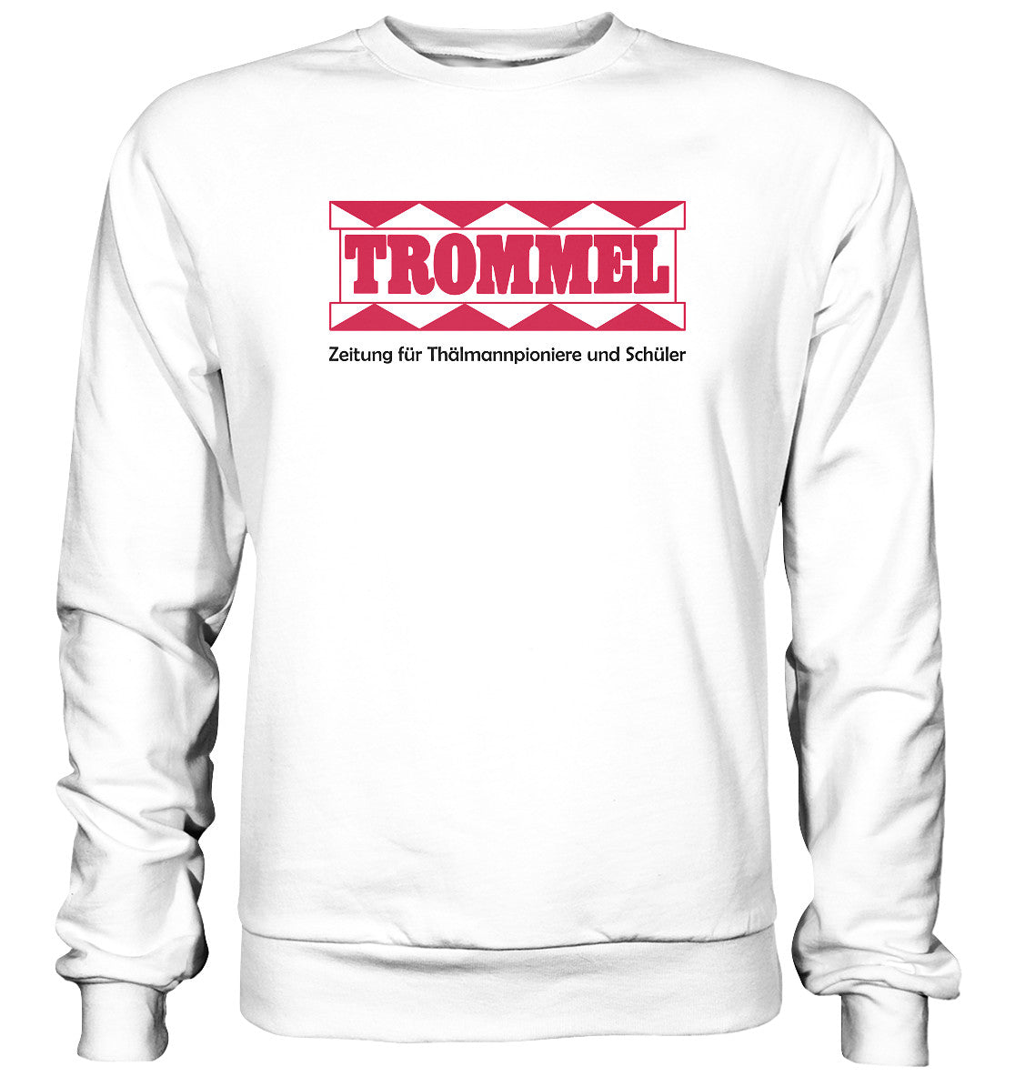 PULLOVER UNISEX • PIONIERZEITUNG TROMMEL
